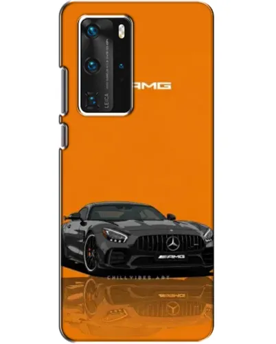 Чехол для Huawei P40 Pro с картинкой «Оранжевый Mercedes AMG» Чехол для Huawei P40 Pro с картинкой «Оранжевый Mercedes AMG»