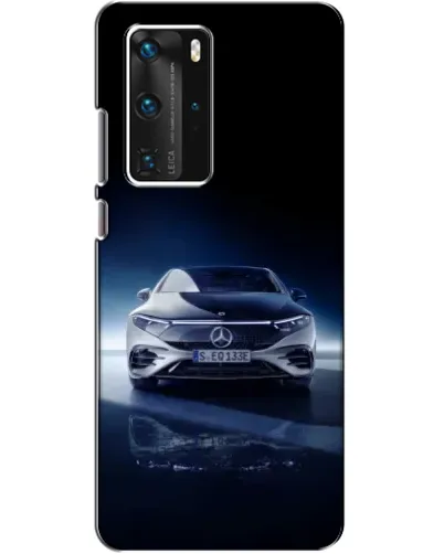 Чехол для Huawei P40 Pro с картинкой «Ночной Mercedes EQ» Чехол для Huawei P40 Pro с картинкой «Ночной Mercedes EQ»