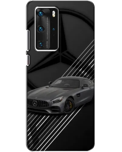 Чехол для Huawei P40 Pro с картинкой «Mercedes AMG — графика» Чехол для Huawei P40 Pro с картинкой «Mercedes AMG — графика»
