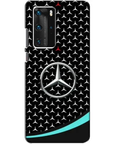 Чехол для Huawei P40 Pro с картинкой «Mercedes — бирюзовый акцент» Чехол для Huawei P40 Pro с картинкой «Mercedes — бирюзовый акцент»