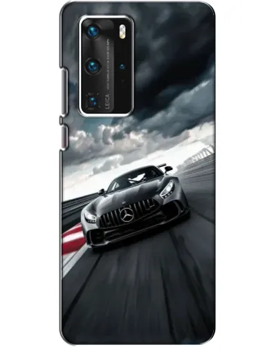 Чехол для Huawei P40 Pro с картинкой «Гоночный Mercedes AMG» Чехол для Huawei P40 Pro с картинкой «Гоночный Mercedes AMG»