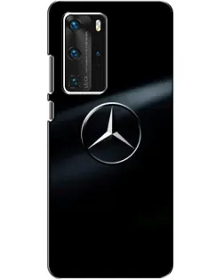 Чехол для Huawei P40 Pro с картинкой «Mercedes на металле» Чехол для Huawei P40 Pro с картинкой «Mercedes на металле»