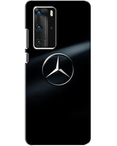 Чехол для Huawei P40 Pro с картинкой «Mercedes на металле» Чехол для Huawei P40 Pro с картинкой «Mercedes на металле»