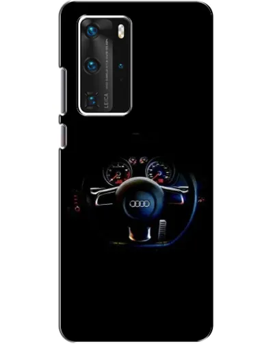 Чехол для Huawei P40 Pro с картинкой «Салон Audi — руль» Чехол для Huawei P40 Pro с картинкой «Салон Audi — руль»