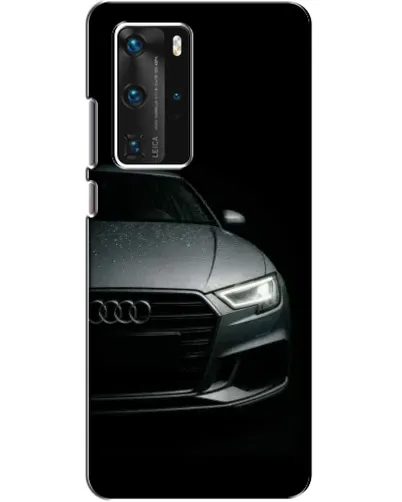 Чехол для Huawei P40 Pro с картинкой «Audi — детализация кузова» Чехол для Huawei P40 Pro с картинкой «Audi — детализация кузова»
