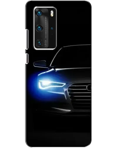 Чехол для Huawei P40 Pro с картинкой «Неоновый взгляд Audi» Чехол для Huawei P40 Pro с картинкой «Неоновый взгляд Audi»