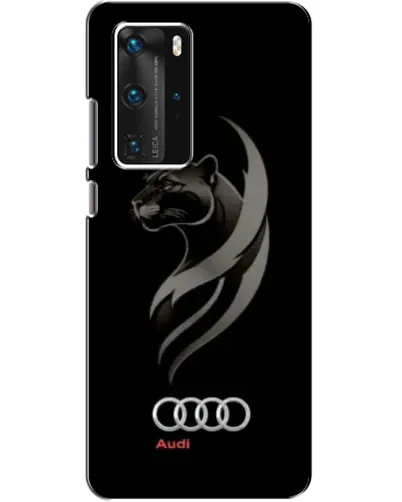 Чехол для Huawei P40 Pro с картинкой «Графика — пантера и Audi» Чехол для Huawei P40 Pro с картинкой «Графика — пантера и Audi»