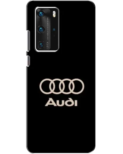 Чехол для Huawei P40 Pro с картинкой «Audi — золотой логотип» Чехол для Huawei P40 Pro с картинкой «Audi — золотой логотип»