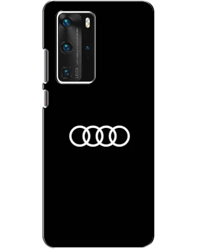 Чехол для Huawei P40 Pro с картинкой «Audi White Logo» Чехол для Huawei P40 Pro с картинкой «Audi White Logo»