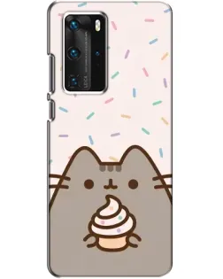 Чехол для Huawei P40 Pro с картинкой «Пушин с кексом» Чехол для Huawei P40 Pro с картинкой «Пушин с кексом»