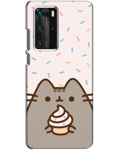 Чохол для Huawei P40 Pro з картинкою «Пушин з кексом»