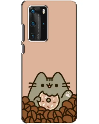 Чохол для Huawei P40 Pro з картинкою «Кавовий Пушин»