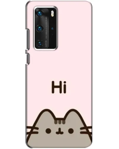 Чохол для Huawei P40 Pro з картинкою «Пушин каже Hi»