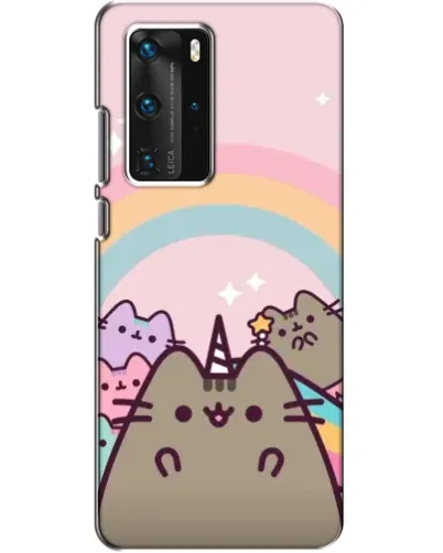 Чохол для Huawei P40 Pro з картинкою «Єдиноріг Pusheen»