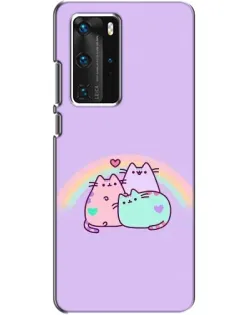 Чохол для Huawei P40 Pro з картинкою «Веселкові Пушини» Чохол для Huawei P40 Pro з картинкою «Веселкові Пушини»