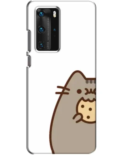 Чохол для Huawei P40 Pro з картинкою «Пушин з печивом»