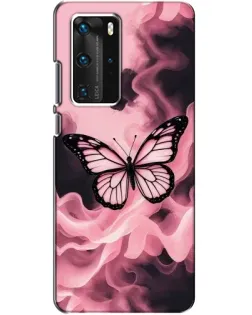 Чехол для Huawei P40 Pro с картинкой «Бабочка в дыму» Чехол для Huawei P40 Pro с картинкой «Бабочка в дыму»