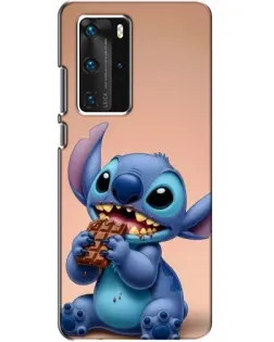 Чехол для Huawei P40 Pro с картинкой «Стич ест шоколад» Чехол для Huawei P40 Pro с картинкой «Стич ест шоколад»