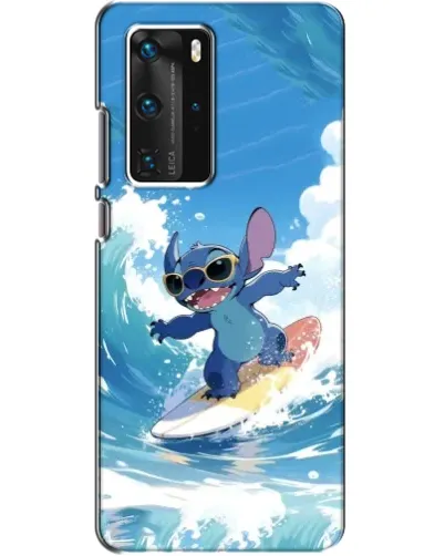 Чехол для Huawei P40 Pro с картинкой «Стич на волне» Чехол для Huawei P40 Pro с картинкой «Стич на волне»