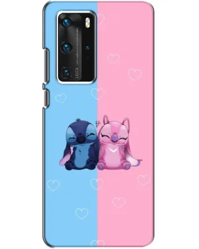 Чехол для Huawei P40 Pro с картинкой «Stitch и Angel Love» Чехол для Huawei P40 Pro с картинкой «Stitch и Angel Love»