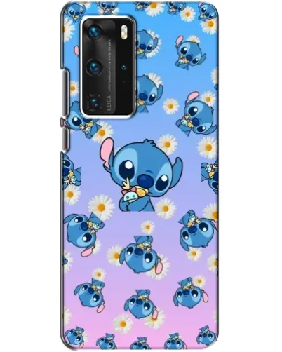 Чехол для Huawei P40 Pro с картинкой «Паттерн со Стичем» Чехол для Huawei P40 Pro с картинкой «Паттерн со Стичем»
