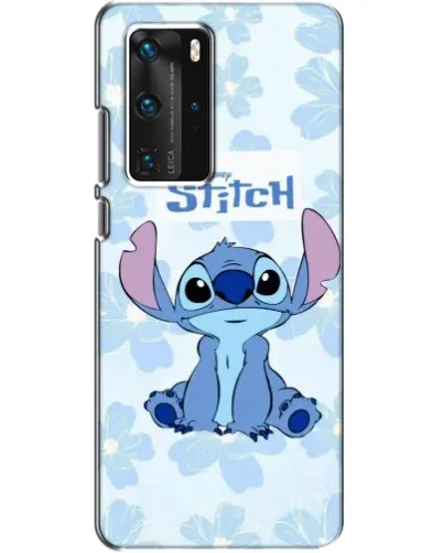 Чехол для Huawei P40 Pro с картинкой «Stitch среди цветов» Чехол для Huawei P40 Pro с картинкой «Stitch среди цветов»