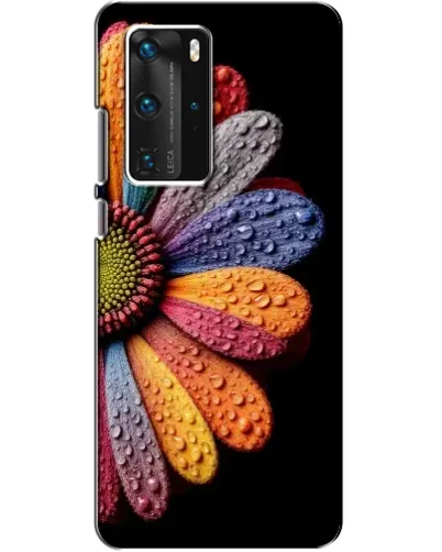 Чехол для Huawei P40 Pro с картинкой «Радужный цветок» Чехол для Huawei P40 Pro с картинкой «Радужный цветок»