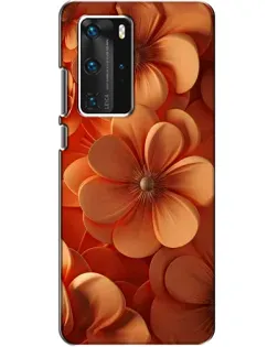 Чехол для Huawei P40 Pro с картинкой «Оранжевый макро цветок» Чехол для Huawei P40 Pro с картинкой «Оранжевый макро цветок»