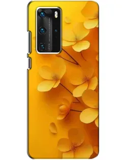 Чехол для Huawei P40 Pro с картинкой «Золотые лепестки» Чехол для Huawei P40 Pro с картинкой «Золотые лепестки»