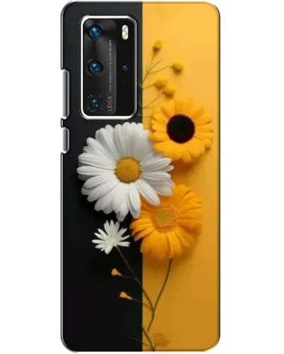 Чехол для Huawei P40 Pro с картинкой «Подсолнух и ромашка» Чехол для Huawei P40 Pro с картинкой «Подсолнух и ромашка»