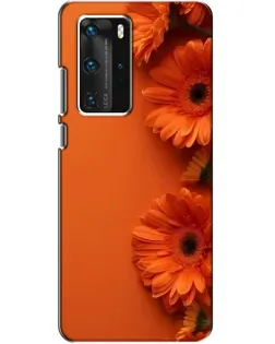 Чехол для Huawei P40 Pro с картинкой «Оранжевые герберы» Чехол для Huawei P40 Pro с картинкой «Оранжевые герберы»