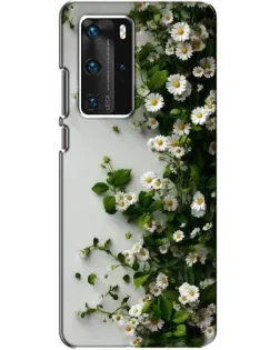 Чехол для Huawei P40 Pro с картинкой «Ветка мелких белых цветов» Чехол для Huawei P40 Pro с картинкой «Ветка мелких белых цветов»