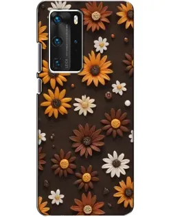 Чехол для Huawei P40 Pro с картинкой «Узор из маленьких подсолнухов» Чехол для Huawei P40 Pro с картинкой «Узор из маленьких подсолнухов»