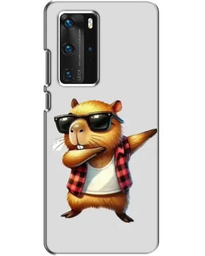 Чехол для Huawei P40 Pro с картинкой «Капибара рэпер даб» Чехол для Huawei P40 Pro с картинкой «Капибара рэпер даб»