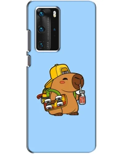 Чехол для Huawei P40 Pro с картинкой «Капибара на скейте» Чехол для Huawei P40 Pro с картинкой «Капибара на скейте»