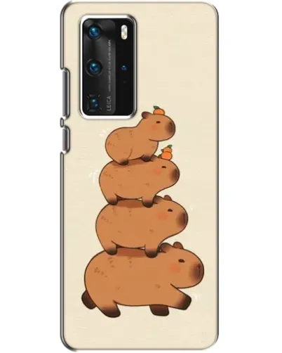 Чехол для Huawei P40 Pro с картинкой «Башня из капибар» Чехол для Huawei P40 Pro с картинкой «Башня из капибар»