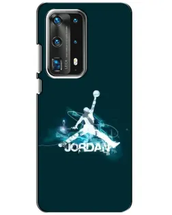 Чохол для Huawei P40 з картинкою «Jordan Blue Fire»