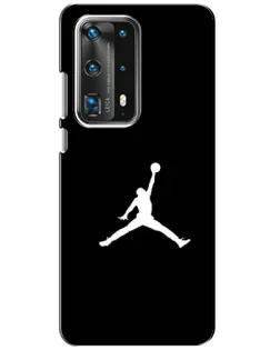 Чохол для Huawei P40 з картинкою «Jordan Silhouette»