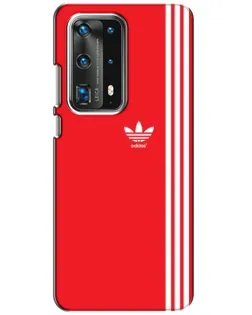 Чохол для Huawei P40 з картинкою «Червоний мінімалізм Adidas»