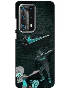 Чохол для Huawei P40 з картинкою «Спортивний арт Nike»