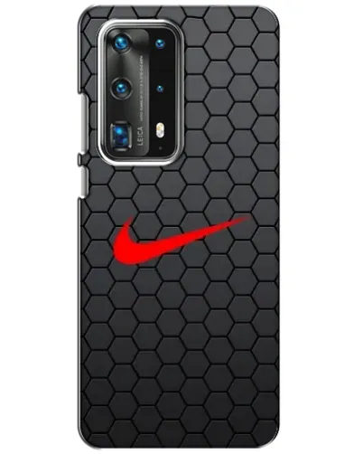 Чохол для Huawei P40 з картинкою «Nike — карбонова сітка»