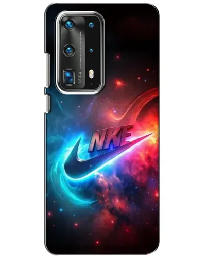 Чохол для Huawei P40 з картинкою «Вогняний логотип Nike»