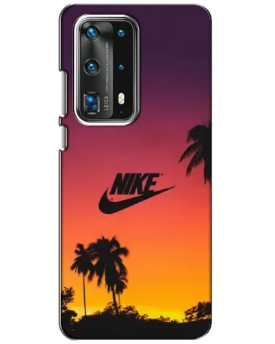 Чохол для Huawei P40 з картинкою «Nike на заході сонця»