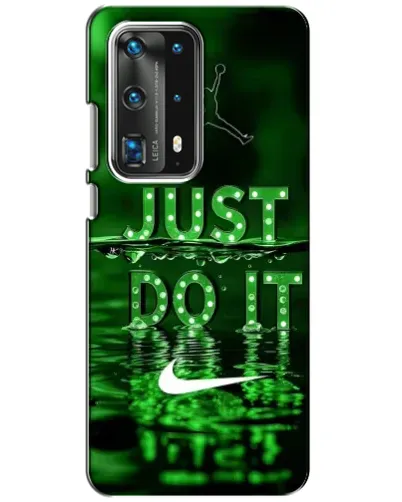 Чохол для Huawei P40 з картинкою «Зелений неоновий Nike»