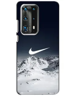 Чохол для Huawei P40 з картинкою «Nike — зимові гори»