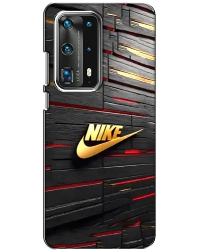 Чохол для Huawei P40 з картинкою «Золотий Nike на металі»