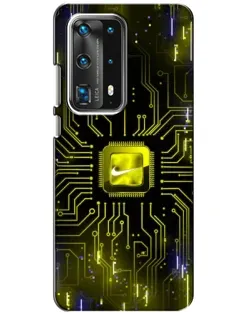 Чохол для Huawei P40 з картинкою «Nike — золота іскра»