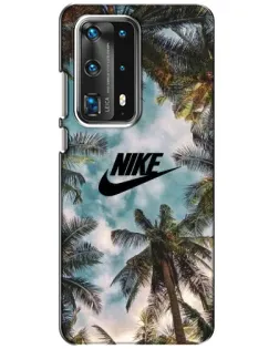 Чохол для Huawei P40 з картинкою «Тропічний принт Nike»