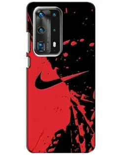 Чохол для Huawei P40 з картинкою «Червоні бризки Nike»