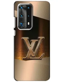Чехол для Huawei P40 с картинкой «LV — золотое сияние» Чехол для Huawei P40 с картинкой «LV — золотое сияние»
